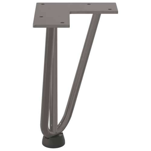 Noge s ukosnicama za stolić za kavu 4 kom. Prirodni čelik 20 cm Puni čelik - Prirodna 20 cm 1 3 rods Cijena