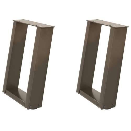 Noge za klub stolić U-oblik 2 kom Prirodni čelik 28 x (42-43) cm Čelik - Prirodna 28 x (42-43) cm 1 Cijena