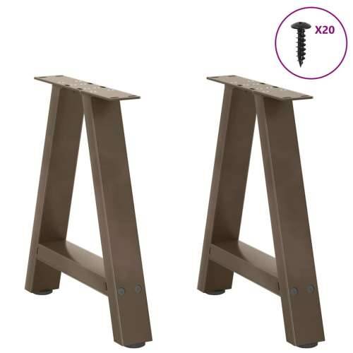 Noge za klub stolić A-oblika 2 kom 50 x (42-43) cm čelik - Prirodna 50 x (42-43) cm 2 1 Cijena