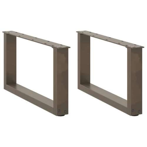 Noge za klub stolić U-oblik 2 kom Prirodni čelik 60 x (30-31) cm Čelik - Prirodna 60 x (30-31) cm 2 1 Cijena