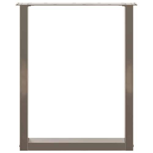 Noge za blagovaonski stol U-oblik 2 kom Prirodni čelik 60 x (72-73) cm Čelik - Prirodna 60 x (72-73) cm 2 1 Cijena