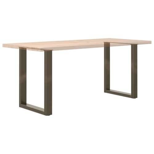 Noge za blagovaonski stol U-oblik 2 kom Prirodni čelik 60 x (72-73) cm Čelik - Prirodna 60 x (72-73) cm 2 1 Cijena
