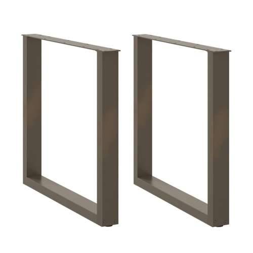 Noge za blagovaonski stol U-oblik 2 kom Prirodni čelik 90 x (72-73) cm Čelik - Prirodna 90 x (72-73) cm 2 1 Cijena