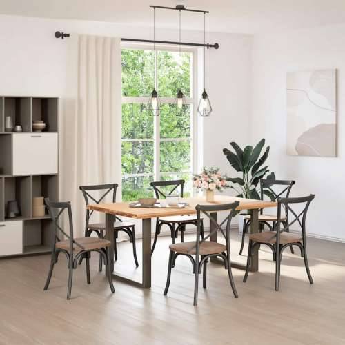 Noge za blagovaonski stol U-oblik 2 kom Prirodni čelik 90 x (72-73) cm Čelik - Prirodna 90 x (72-73) cm 2 1 Cijena