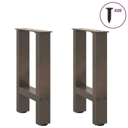 Noge za klub stolić Prirodni čelik 2 kom 38 x (42-43) cm Čelik - Prirodna 38 x (42-43) cm 2 1 Cijena