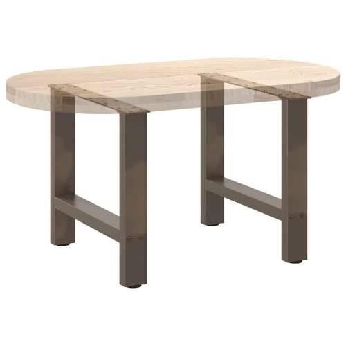 Noge za klub stolić prirodni čelik 2 kom 60 x (42-43) cm čelik - Prirodna 60 x (42-43) cm 2 1 Cijena