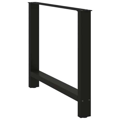 Noge za blagovaonski stol Crne 2 kom 90 x (72-73) cm Čelik - Crna 90 x (72-73) cm 2 1 Cijena