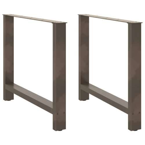 Noge za blagovaonski stol Prirodni čelik 2 kom 100 x (72-73) cm Čelik - Prirodna 100 x (72-73) cm 2 1 Cijena