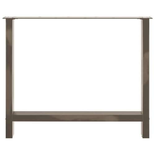 Noge za blagovaonski stol Prirodni čelik 2 kom 100 x (72-73) cm Čelik - Prirodna 100 x (72-73) cm 2 1 Cijena