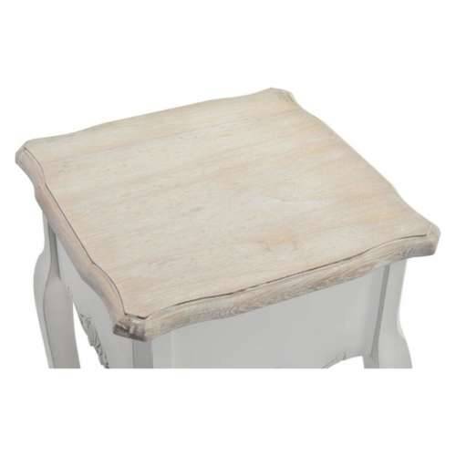 Pomoćni stolić DKD Home Decor Versalles Jela Drvo Bijela 35 x 35 x 80 cm Cijena