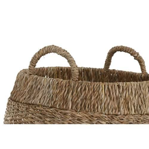 Set košara Home ESPRIT Prirodno Metal Morska trava Boho (3 Dijelovi) Cijena
