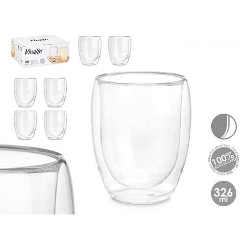 Čaša vode Vivalto OCT-DG2061 Providan Borosilikatno staklo 326 ml (6 kom.) Cijena