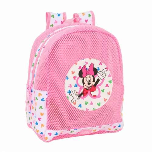 Ruksak za plažu Minnie Mouse Pisana Roza 30,5 x 24 x 18 cm Children’s Cijena