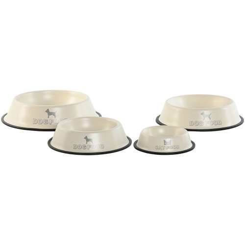 Hranilica za pse Home ESPRIT Bež Guma Metal 200 ml 600 ml 700 ml 1 L 29 X 29 X 6,5 cm Cijena