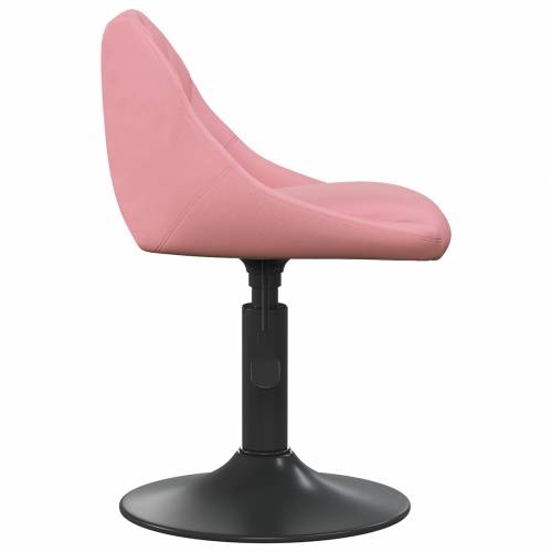 Barska stolica Ružičasta 46x44x(62,5-77,5) cm Velvet Cijena