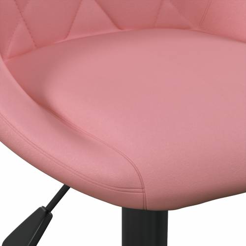 Barska stolica Ružičasta 46x44x(62,5-77,5) cm Velvet Cijena