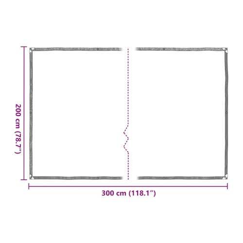Pokrivač za biljke s ušicama 2x3 m polietilen - 2 x 3 m 1 Cijena
