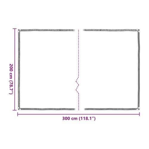 Prozirna cerada s ušicama 2x3 m polietilen - 2 x 3 m 1 Cijena