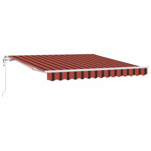 Automatska uvlačna tenda narančaste i smeđe boje 300x250 cm Cijena