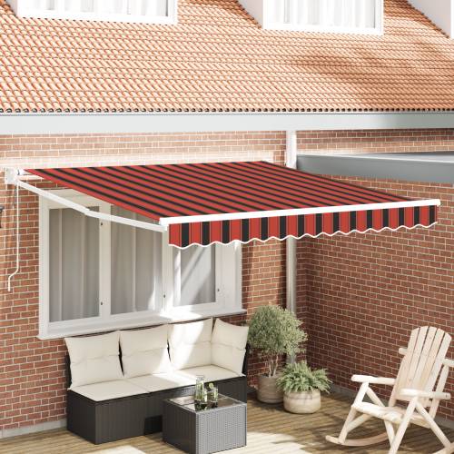 Automatska uvlačiva tenda Narančasta i smeđa 300x250 cm Cijena