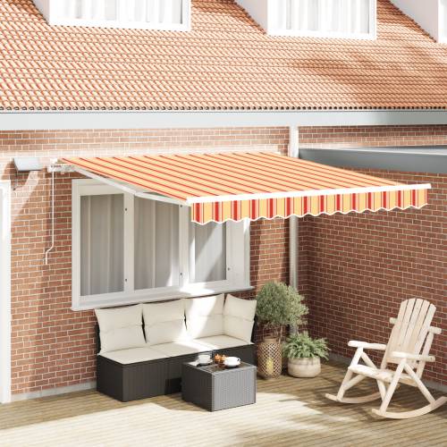 Ručna tenda s LED žutom i narančastom 300x250 cm Cijena