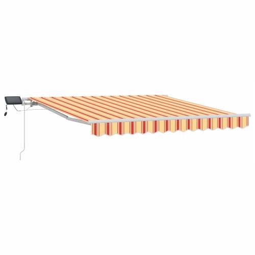 Ručna tenda s LED žutom i narančastom 300x250 cm Cijena