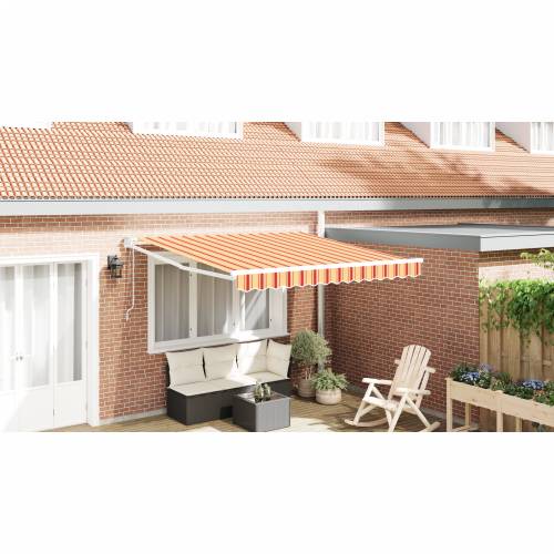 Automatska uvlačiva tenda žuta i narančasta 300x250 cm Cijena