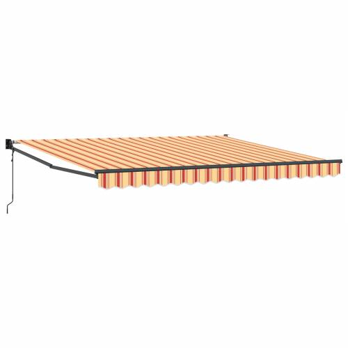 automatska uvlačiva tenda žuta i narančasta 400x300 cm Cijena