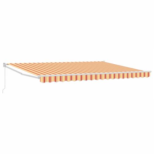 Ručna Uvlačiva Tenda Žuta i Narančasta 450x300 cm Cijena