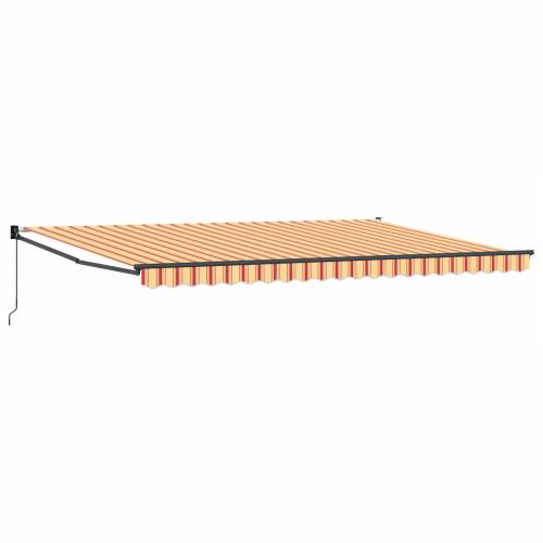Manualna uvlačiva tenda žuta i narančasta 500x300 cm Cijena