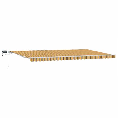 Ručno uvlačiva tenda s LED višebojnom trakom 600x300 cm Cijena