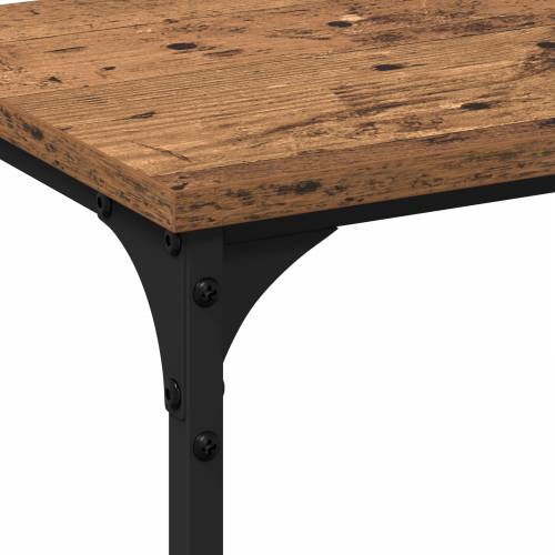 konzolni stol Stari drvo 200x29x75 cm inženjersko drvo Cijena