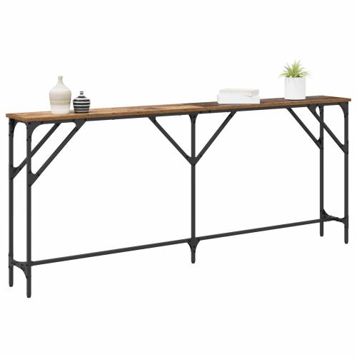 Konzolni Stol Staro Drvo 180x23x75 cm Obrađeno Drvo Cijena