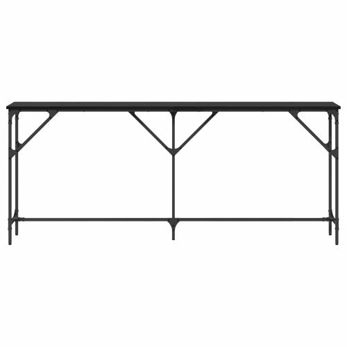 konzolni stol Crni hrast 180x23x75 cm Uređeno drvo Cijena