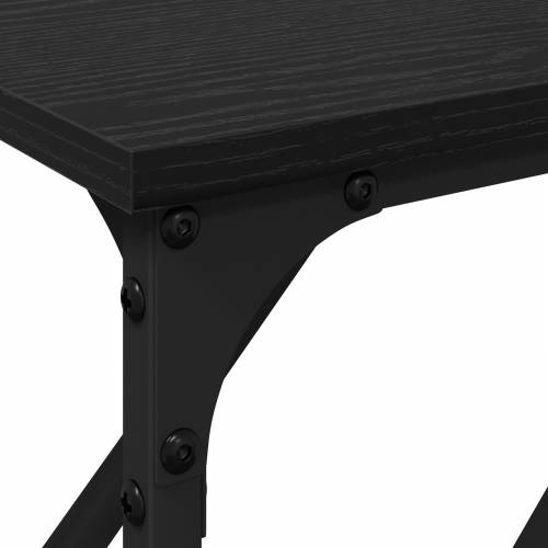 konzolni stol Crni hrast 180x23x75 cm Uređeno drvo Cijena
