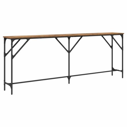 Konzolni stol od starog drva 200x29x75 cm, inženjersko drvo Cijena