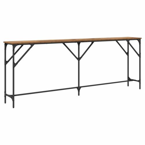Konzolni stol od starog drva 200x29x75 cm, inženjersko drvo Cijena