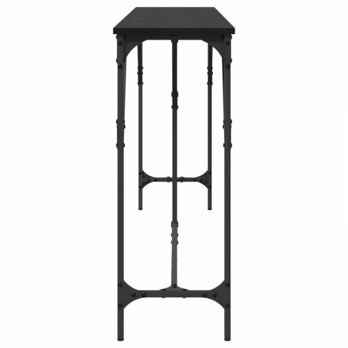Konzola Stol Crna hrastovina 200x29x75 cm Konstruirano drvo Cijena
