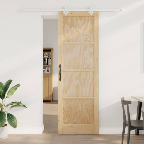 klizna vrata s hardverom 78x232 cm Čvrsta borovina Cijena