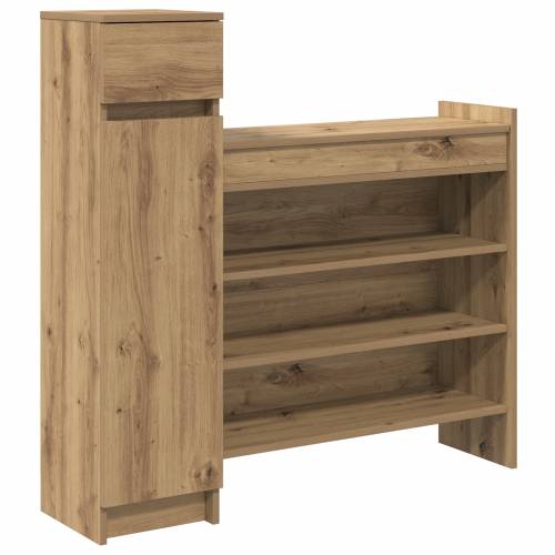 ormar za cipele od hrasta 100.5x28x100 cm Drveno Cijena