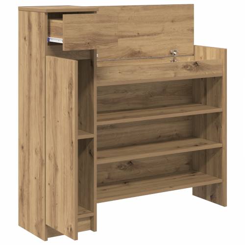 ormar za cipele od hrasta 100.5x28x100 cm Drveno Cijena