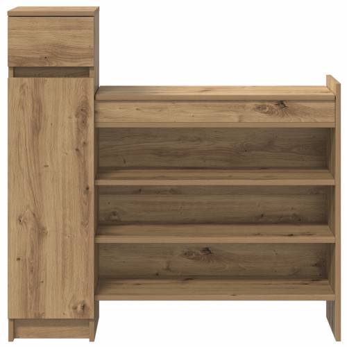 ormar za cipele od hrasta 100.5x28x100 cm Drveno Cijena