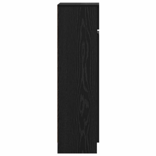 ormar za cipele crni hrast 100,5x28x100 cm konstruirano drvo Cijena