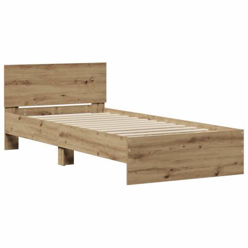 okvir kreveta bez madraca i uzglavlja hrast 90x200 cm Cijena
