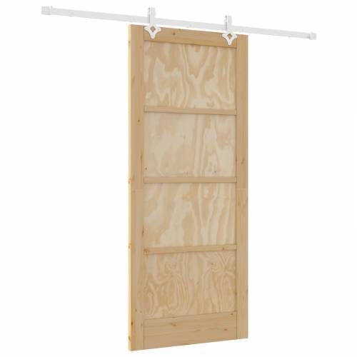 Klizna vrata s hardverom Set 86x198.5 cm Odnosno drvo bora Cijena
