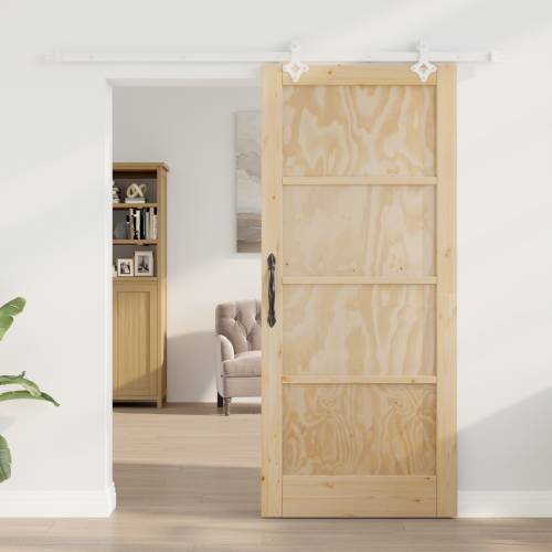 Klizna vrata s hardverom Set 86x198.5 cm Odnosno drvo bora Cijena
