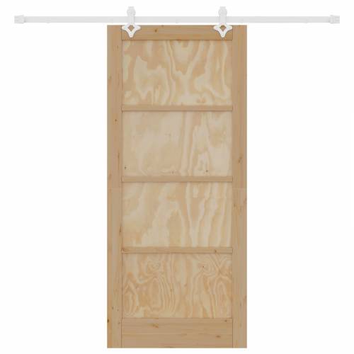Klizna vrata s hardverom Set 86x198.5 cm Odnosno drvo bora Cijena