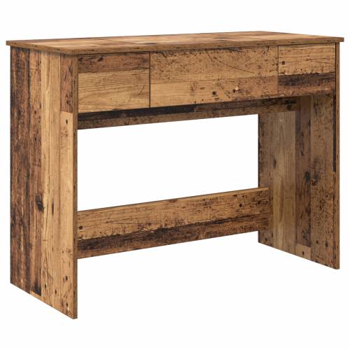toaletni stol s ogledalom starano drvo 100x45x76 cm Cijena