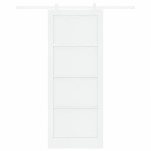 klizna vrata s opremom set bijela 93x232 cm solidno drvo bor Cijena