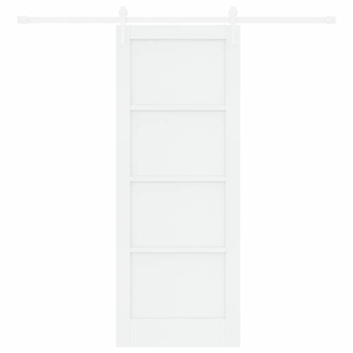 klizna vrata sa setom hardvera bijela 78x202 cm čvrsta drvo bor Cijena